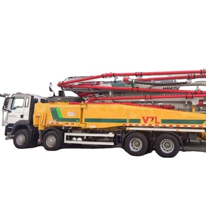 NUEVA Bomba de Cemento Oficial de 62m Máx. Camión Bomba de Concreto Reach Height 44TON HB62V en Venta - Product Image 1