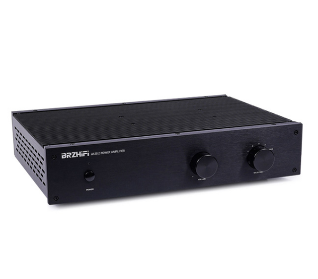 BRZHIFI A120.2 Integrated Hifi Power Amplifier for High Power Home Audio High Fidelity Stereo MC/MM Record Player