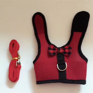 Kualitas Tinggi Grosir Pet Mesh Lembut Kucing Anjing <span class=keywords><strong>Harness</strong></span> dengan Tali Hewan Kecil Rompi Katun Memimpin untuk Hamster Kelinci Kelinci - Product Image 5