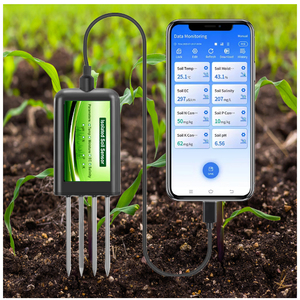 Analyseur de sol haute précision 8-en-1 avec capteur USB pour EC, <span class=keywords><strong>PH</strong></span>, NPK, humidité, température et salinité - Product Image 4