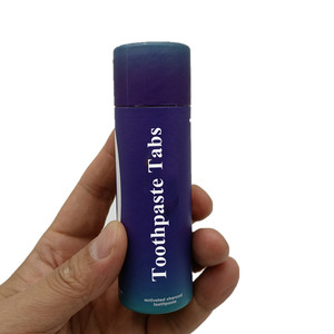 <strong>Toothpaste</strong> Tablets Natural Ingredients <strong>SLS</strong> Gluten <strong>Free</strong> Eco Friendly Packaging for Backpacking Hiking - Product Image 1