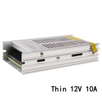 Alimentation électrique CCTV ultra-mince SMB-120-12 120W 12V DC 10A à sortie unique pour l'industrie