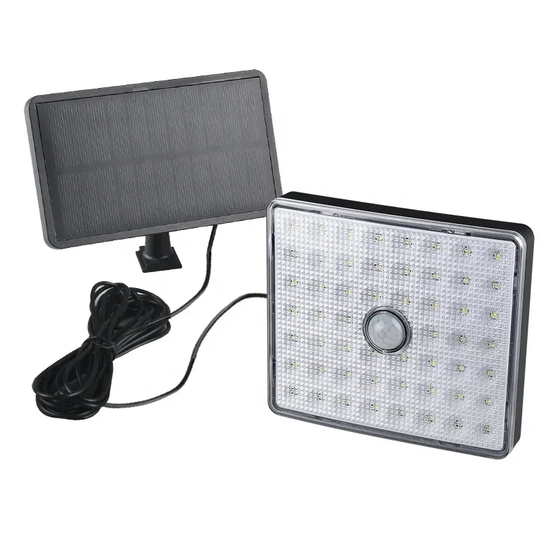 Home Security Adjustable 54 Led Solar Motion Sensor Lights Pathway Solar Wall Light
