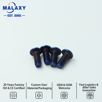 Vis à tête fraisée hexagonale en titane Malaxy, stock suffisant