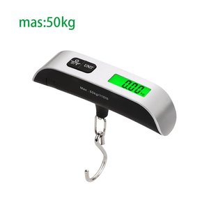 Nouveau design <span class=keywords><strong>50</strong></span> <span class=keywords><strong>Kg</strong></span> électronique portable crochet suspendu cadran pesage numérique Lcd balance à bagages - Product Image 4