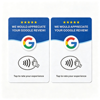 Carte NFC en PVC pour avis Google