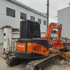 Excavatrice sur chenilles hydraulique Hitachi ZX50u d'occasion de 5,33 tonnes avec moteur, boîte de vitesses, pompe PLC et composants de roulement - Product Image 5