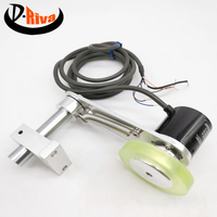 Support de montage d'encodeur de type combinaison réglable et roue de mesure de distance de roue de comptage