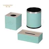 Plateau de service ovale en cuir PU imperméable de qualité supérieure pour hôtel, organisateur de chambre, fournitures pour chambre d'hôtes, logo personnalisé OEM, prix de gros
