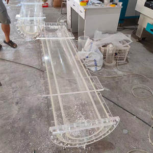 Tubo de brida acrílica cortado con precisión personalizado Bridas acrílicas PMMA de alta pureza Sellos roscados de grado de laboratorio mecanizados por CNC - Product Image 5