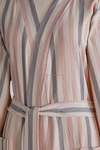 Bata Unisex 100% Algodón, Superventas, Secado Rápido, Ropa de Dormir de Verano, Tejido Transpirable, Ligero, para Todo el Año, Fabricación ODM en Turquía - Product Image 3