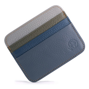 Porte-cartes multifonction en cuir véritable minimaliste, étui pour carte de <span class=keywords><strong>bus</strong></span>, permis de conduire, badge d'identité, porte-cartes de crédit - Product Image 2