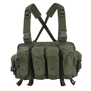 Chaleco Táctico Ajustable y Ligero para Exteriores, Chaleco EDC Multibolsillos con Arnés Cruzado para Entrenamiento - Product Image 3