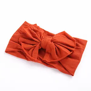 New Product Ideas 2023 Hair Accessories Polyester Hairband Girls Plastic Headbands With Bows Hair Accessories For Kids