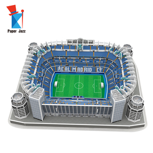 Rompecabezas <span class=keywords><strong>de</strong></span> juguete personalizado, regalo para amantes del fútbol, Kit <span class=keywords><strong>de</strong></span> modelo arquitectónico, rompecabezas <span class=keywords><strong>de</strong></span> espuma 3D para estadio - Product Image 3