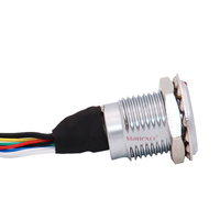Steckverbinder Push-Pull EEG-Buchsen FGG-Steckverbinder 1B 8-polig Kabelbaum Kundenspezifische Kabelkonfektion 1B 2B 3B 4B Serie Messingkontakte