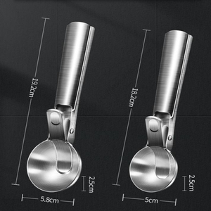 Cuillère à fruits en métal robuste Syh256, vente chaude, pour melon, biscuits et glace, vente en gros - Product Image 3