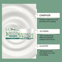SOUTH MOON Vente en gros Crème apaisante et rafraîchissante Chillflex 100g pour soulager les douleurs articulaires et musculaires, crème de soin corporel douce et apaisante SOUTH MOON