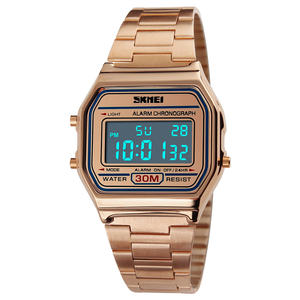 Skmei – montre numérique De luxe pour homme, numérique, en acier, sport, 1123 - Product Image 1