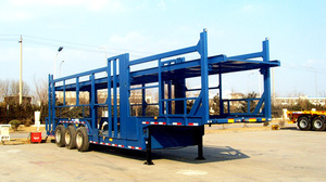 Usine de semi-<span class=keywords><strong>remorque</strong></span> de camion de transporteur de <span class=keywords><strong>voiture</strong></span> à deux essieux à deux étages meilleur <span class=keywords><strong>prix</strong></span> vente 4/5/6/8/10 <span class=keywords><strong>remorque</strong></span> de transporteur de <span class=keywords><strong>voiture</strong></span> en acier - Product Image 2