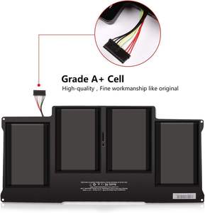 Batterie d'ordinateur portable pour <span class=keywords><strong>Apple</strong></span> <span class=keywords><strong>MacBook</strong></span> Air A1405 A1496 A1377 A1369 (<span class=keywords><strong>2010</strong></span> Mi-2011) A1466 (2012) A1496 (2013) MC503 MC504 (7.6V 50wh) - Product Image 2