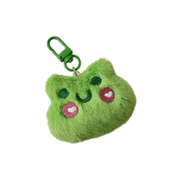 Prix d'usine en gros : Porte-clés lapin moelleux, porte-clés ours en peluche, mini animal en peluche, accessoires pour sac à main
