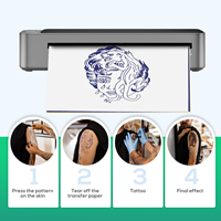 Machine de transfert thermique pour tatouage de grande taille A3, imprimante à tatouage, papier de transfert pour tatouage, imprimante à tatouage 3D, machine de démonstration