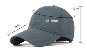 Gorra de Béisbol Personalizada para Hombre, Estilo Dad Hat, de Secado Rápido, Estructurada o Desestructurada, con Impresión en Blanco, Venta al Por Mayor, OEM/ODM - Product Image 4