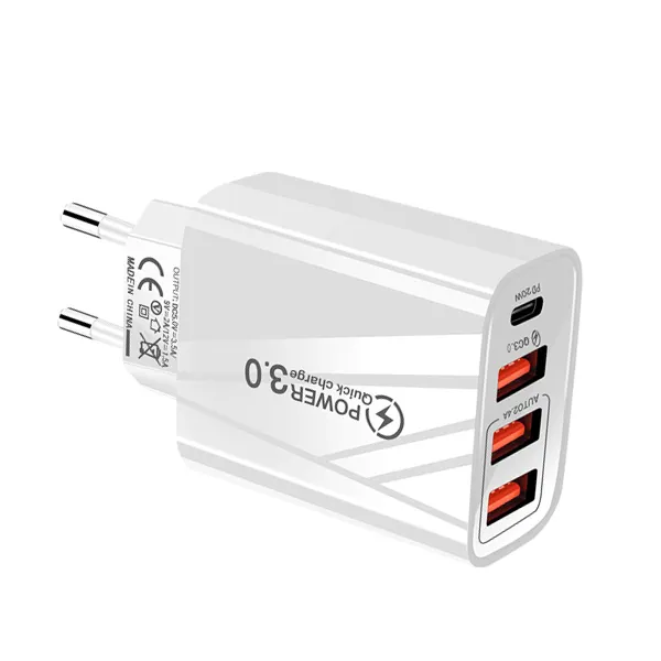 Зарядное устройство с 3 usb-портами, 5 В, 3 А, 9 В, 2 А, 12 В, 1,5 А