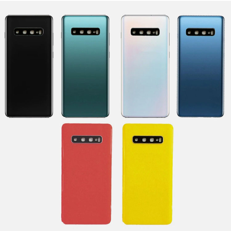 S10E Coque arrière avec cadre d'objectif d'appareil photo Vert