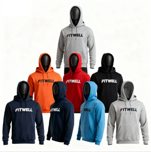 Tùy Chỉnh In Logo Hoodies In Ấn Chất Lượng Cao Cotton Thời Trang Dạo Phố Cho Nam Giới - Product Image 1