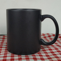 Tasse en céramique promotionnelle personnalisée avec logo, plusieurs couleurs, impression par sublimation thermique, durable, 350 ml-400 ml
