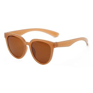 Lunettes classiques hommes femmes rétro marque concepteur jaune ovale gelée été 2023 mignon à la mode mode lunettes de soleil colorées - Product Image 4