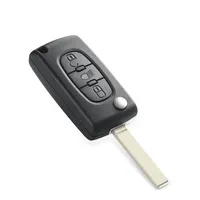 KEYYOU – clé télécommande de voiture 433Mhz ID46 ASK FSK, pour 207/307/407/208/308/408/607 Partner, 3 boutons CE0523/CE0536