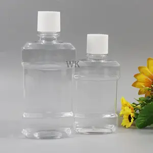 factory supply 80ml 180ml 250ml 360ml 500ml 1000ml listerine mouthwash empty bottles plastic bottle with lid cap