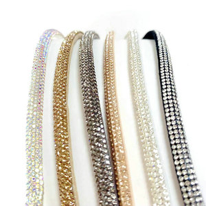 Accesorios para Zapatos y Sandalias al por Mayor: Cuerda de Tubo de Cristal con Pedrería y Correa de Pedrería - Product Image 1