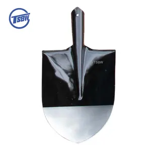S503 All Weight Types Of Painted Garden Farming Round Mouth Pointed Carbon Steel Shovel Head
