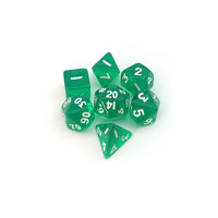 7pcs Acrylique Dnd Couleur Transparent Numérique Dnd Transparent Polyèdre Mini Jeu De Dés