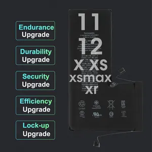 pin gói iphone 12 pro max Suppliers-Pin Thay Thế Bên Ngoài OEM Pin Dung Lượng Gốc Oem Cho Iphone X XR XS MAX 11 12 PRO