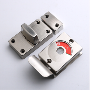 Venta al por mayor directa de fábrica: Indicador de ocupación de puerta de inodoro Yajan moderno de aleación de zinc pulido, ecológico, con 1 año de garantía - Product Image 2