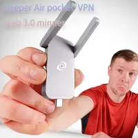 Router VPN Nirkabel Saku Deeper Connect Air Firewall Web30 Portabel untuk Perjalanan Wireguard DPN 300Mbps WiFi Mac PC