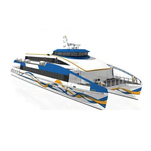 360 pasajeros de alta velocidad Bestyear catamarán aluminio Ferry PB4015boat