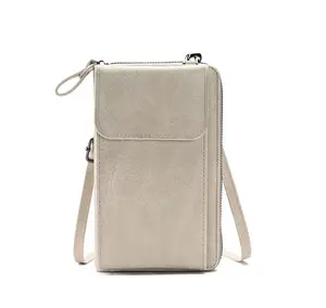 Moda PU küçük rahat bayan Crossbody cep omuz Crossbody cep telefonu çanta kadınlar için