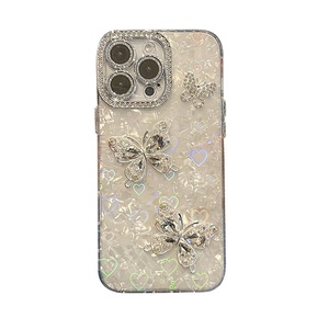 Funda de Teléfono con Mariposa 3D y Pedrería para iPhone 17 Pro Max, Diseño Personalizable, Funda para iPhone 16 15 14 Plus Pro, Venta al Por Mayor - Product Image 6