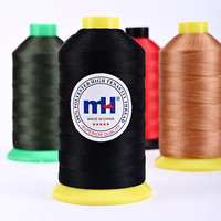 Hilo de Coser de Poliéster de Alta Tenacidad MH Factory Direct, 420D/3 1500m, para Zapatos/Bolsos/Cuero