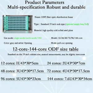 Chất lượng cao Nhà Máy Giá mountable ODF sợi quang phân phối khung - Product Image 6