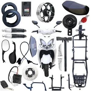 China electric moped accessories motorcycle frame & body parts electric scooter kit