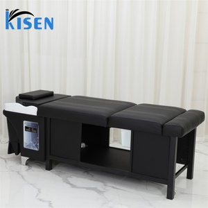 Kisen Modern Shampoo <b>Bed</b> Hair Salon Washing Chair Shampoo <b>Bed</b> with Water Circulation and Steamer Salon Shampoo Bowl and Ch - Product Image 2