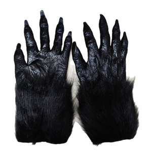Guantes de Hombre Lobo, Garras de Látex Peludas, Talla Única, Accesorios de Disfraz de Cosplay - Product Image 5
