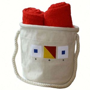 Hot Sales High Quality Cotton Canvas <b>Bag</b> Bucket Custom Fashion <b>Large</b> Capacity Tote <b>Bag</b> Storage <b>Drawstring</b> Bucket <b>Bag</b> - Product Image 6